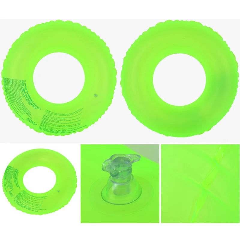 

Inflatable Swimming Ring Pool Float Water Toys Fluorescence Mattress For Kids Adults Beach Sea Party EDF88