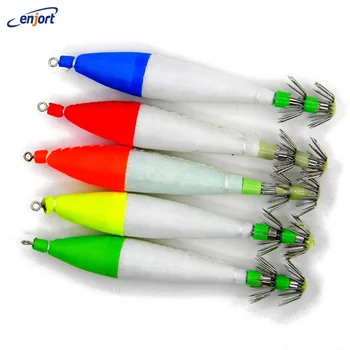 

20pcs Noctilucent Squid fishing tackle lure jig light 10.5cm jigs Luminescent materials artificial squid baits Free shipping