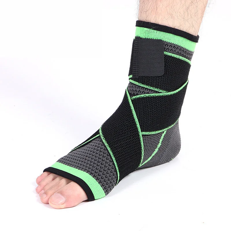 

3D Weaving High Elastic Bandage Compression Sports protector Basketball Football Soccer Ankle Support Brace Guard Gym Equipment