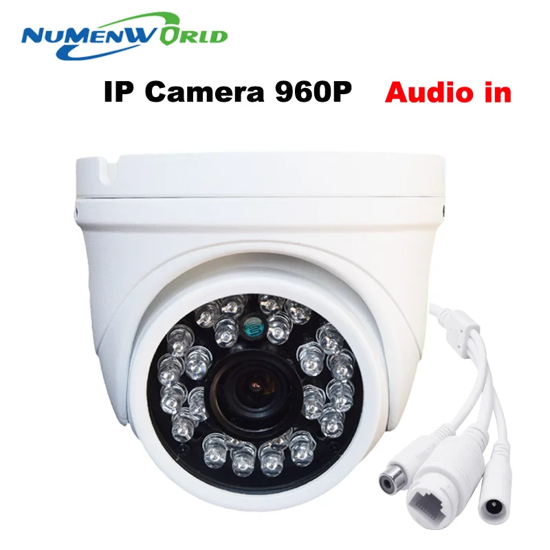 960P HD ip camera Outdoor Night Vision ONvif H.264 Motion Detection View Smart Phone Support Audio NuMenworld