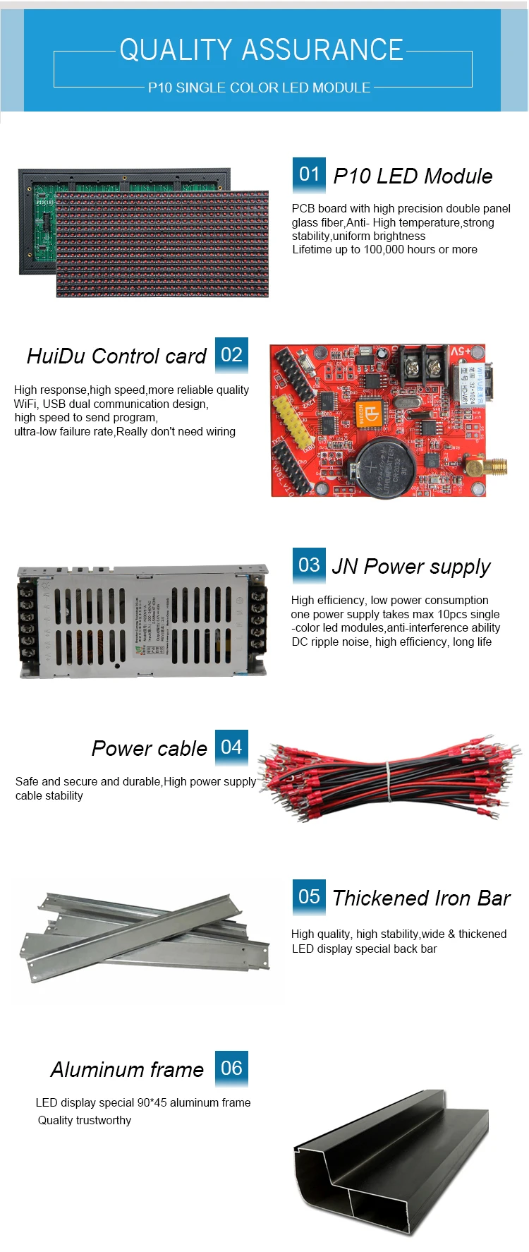 P10-Single Color LED Module (2)