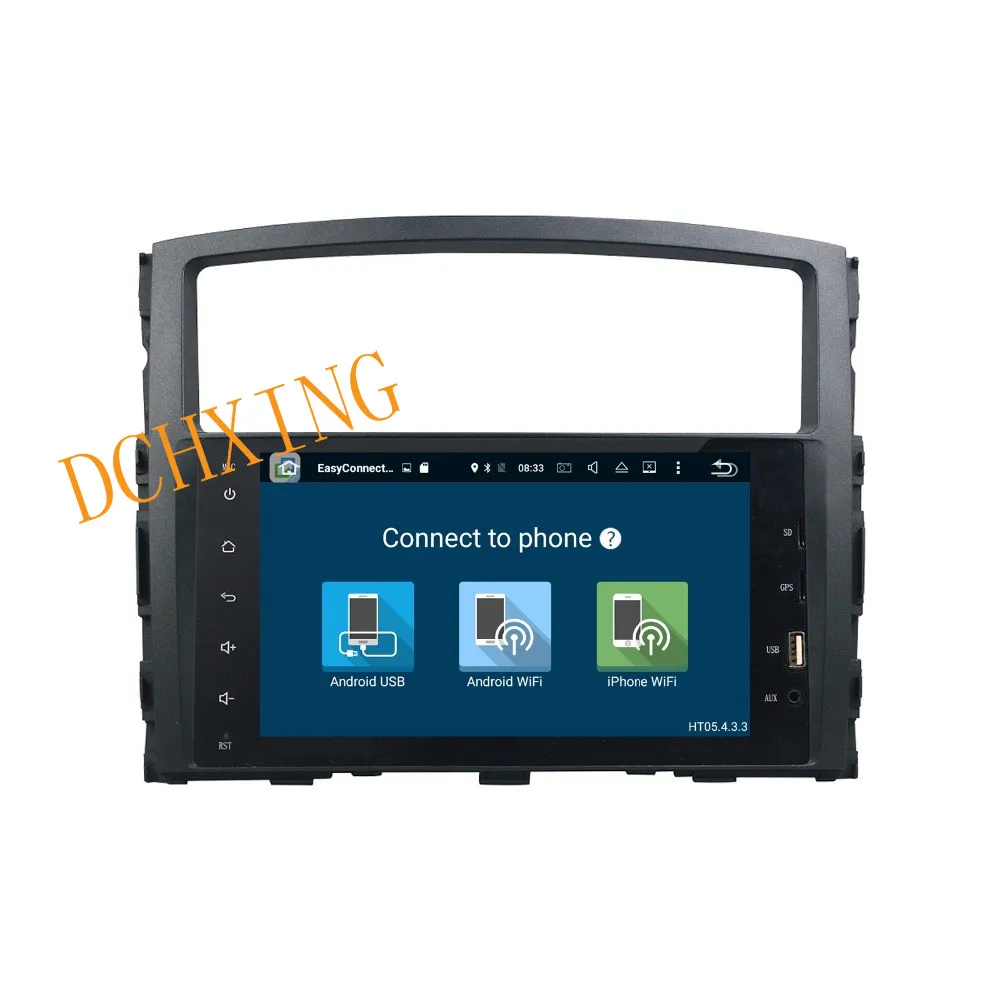 " Android 9,0 Восьмиядерный автомобильный dvd-плеер gps для Mitsubishi pajero V97 2006- 4 Гб ram Bluetooth 64 Гб стерео навигация
