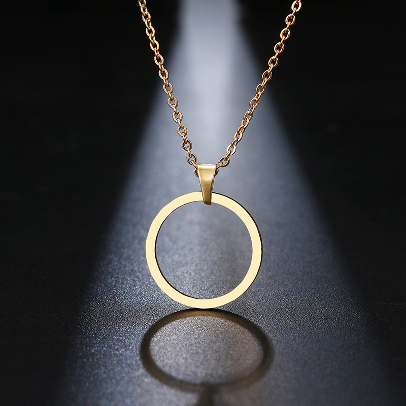 Circle Pendant Necklace