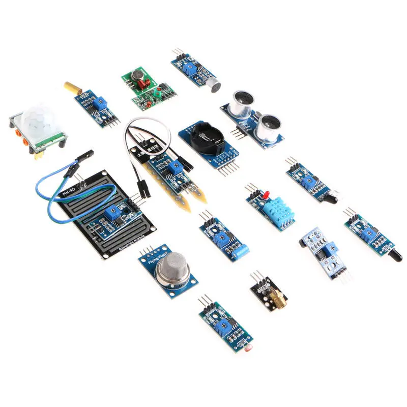 Оборудование 16 шт. для Arduino Raspberry Pi 3/2 Модель B Тип плата для монтажа сенсорных модулей комплект аксессуаров Замена Качество