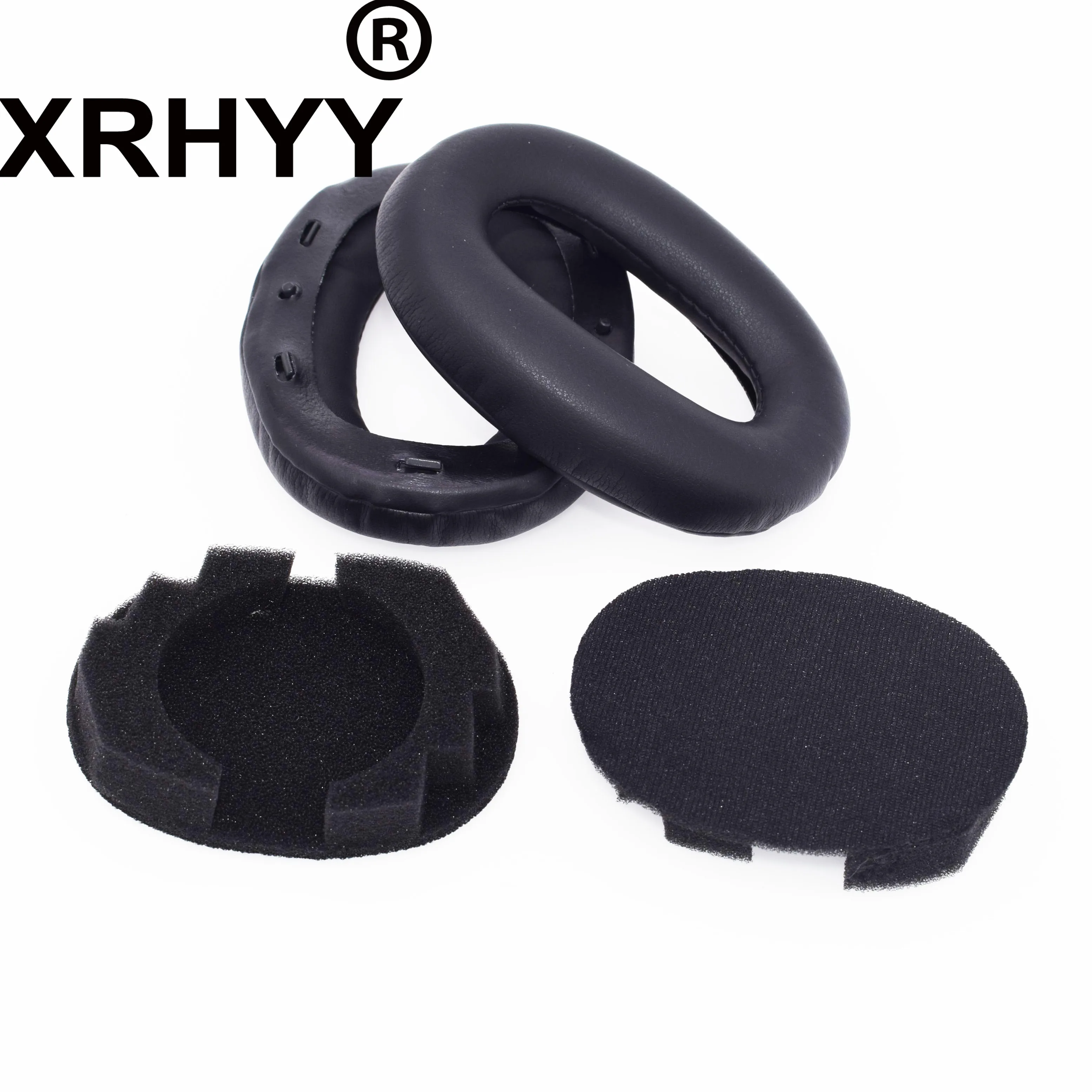 

XRHYY Replacement Memory Foam Earpads Ear Pads Cushion Suitable For Sony MDR-1000X WH-1000XM2 WH-1000XM3 Headphones (Black)