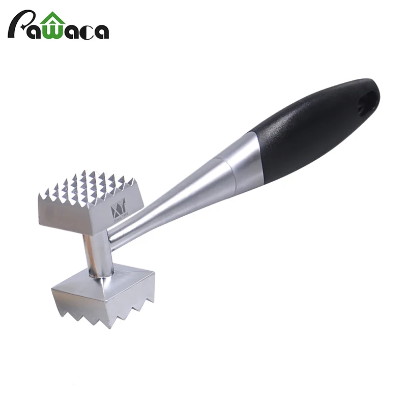 Meat Hammer Stainless Steel Two Side Beef Pork Chicken Beater Mallet