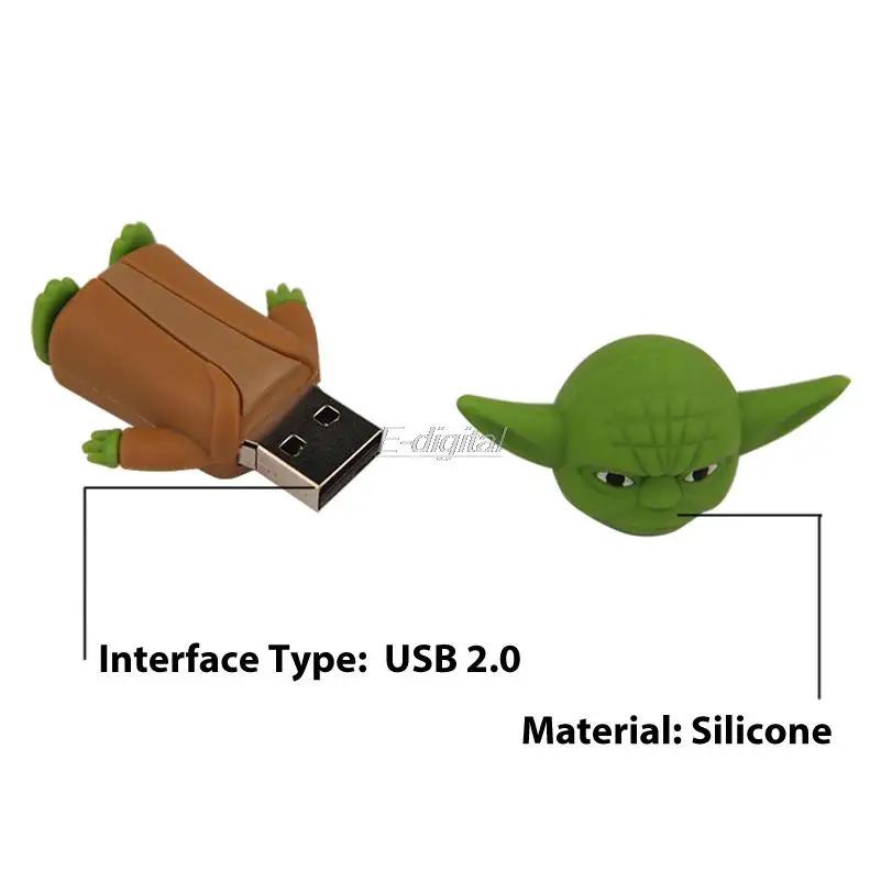 Usb флеш-накопитель 32 ГБ USB флеш-накопители серии Звездные войны милые USB 2,0 флеш-накопители креативный подарок палка для фотографирования