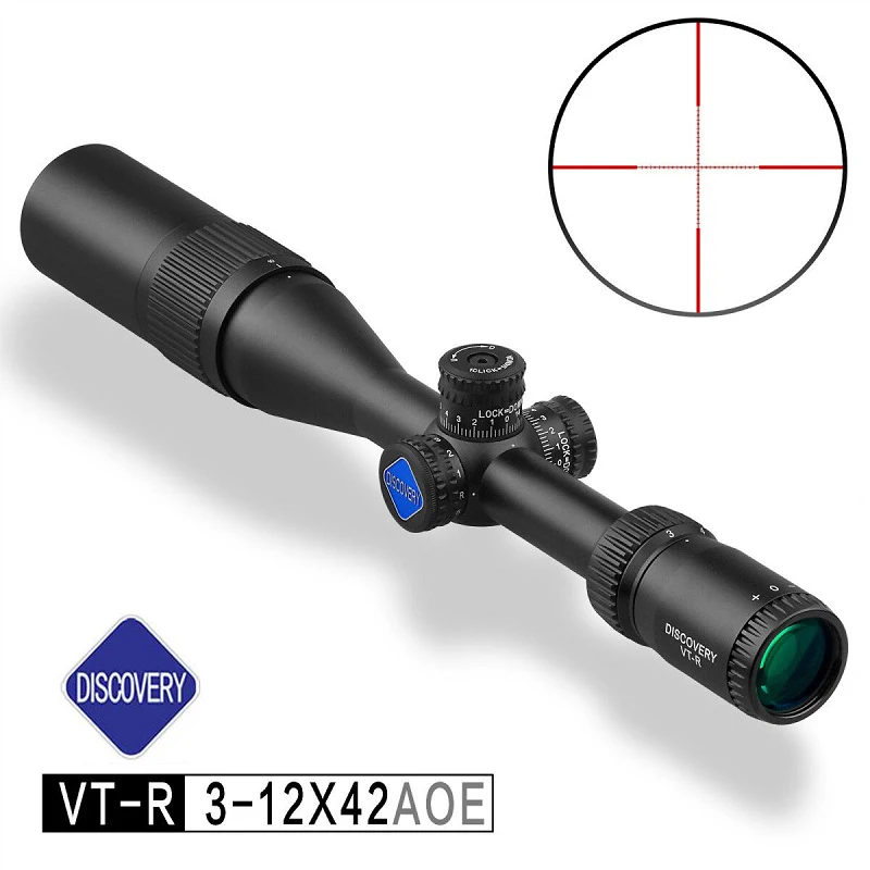 

New Brand Discovery VT-R 3-12X42 Alloy Riflescopes Optical Sight For Hunting And Collimator Sight Aim Optics Rifle Scope