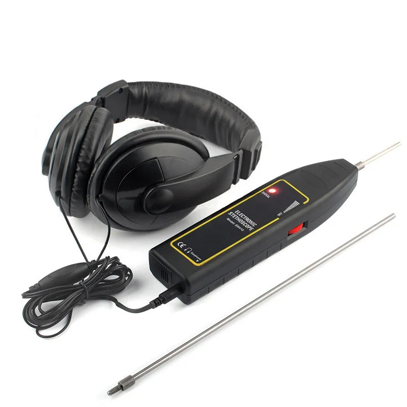 

Automotive Electrical Stethoscope Machine Noise Detector Noise Finder EM410