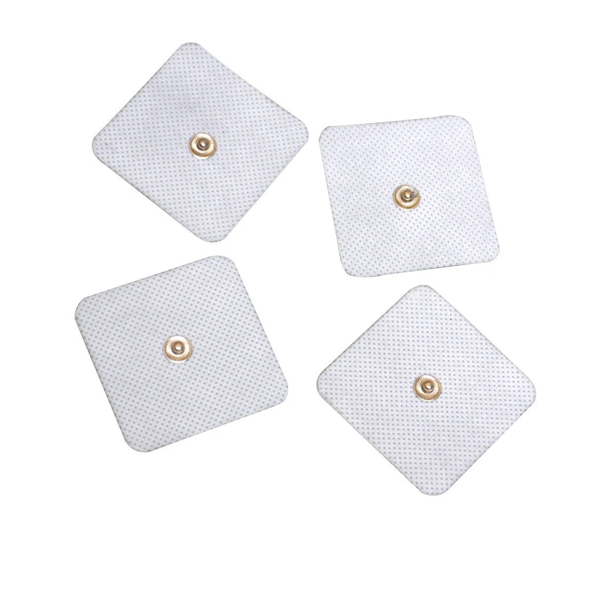 1pc/lot Electrode Pads Tens  Electrodes for  Digital Therapy Machine body Massager 5x5cm Nerve Stimulator with 2mm Plug