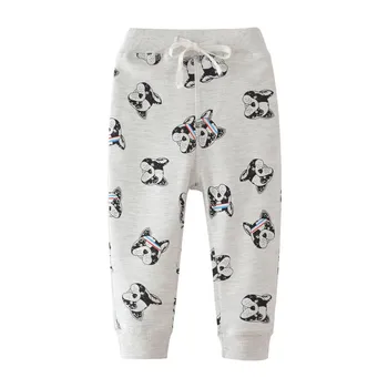 

Jumping Sweatpants baby cotton boys girls animals printed fashion new arrive trousers boy Autumn Winter Length Children Pants