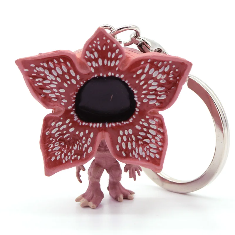 Stranger Things Theme Keychain Toys Action Figure Cannibal Flower
