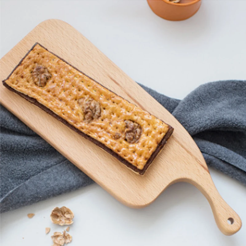 

Beech Bread Board Chopping Board Non-slip Frosted Kitchen Cutting Board Vegetable Meat Tools Kitchen Accessories Chopping Board