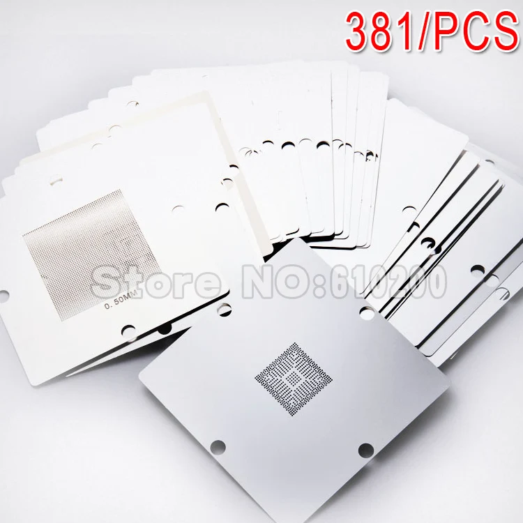 

2015 BGA 381/pcs 90*90 BGA stencils templates Notebook and desktop Substitute 241/PCS XBOX PS3 CXD bga reballing stencil 90x90
