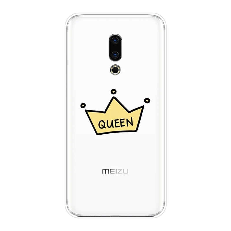 Чехол для телефона Meizu Pro 6 7 Plus U10 U20 силиконовый мягкий чехол с короной короля и