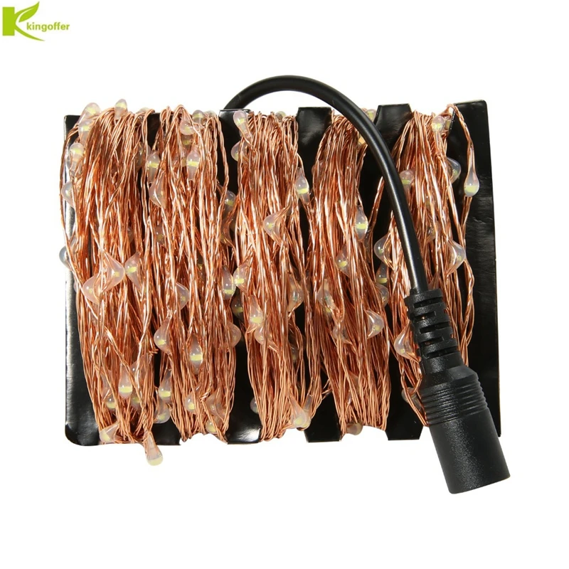 

Led string lights 10m/20m/30m/50m USB powered outdoor copper /silver RGB wire christmas festival wedding party decoration