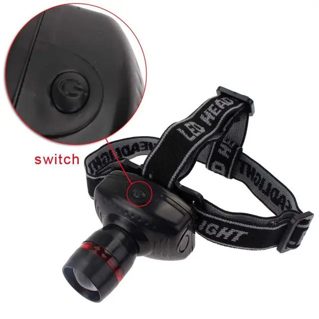 SKYWOLFEYE 3 Modes LED Headlamp White Headlight Camping Fishing Hiking Hunting Riding Head light Lamp Flashlight High Quality