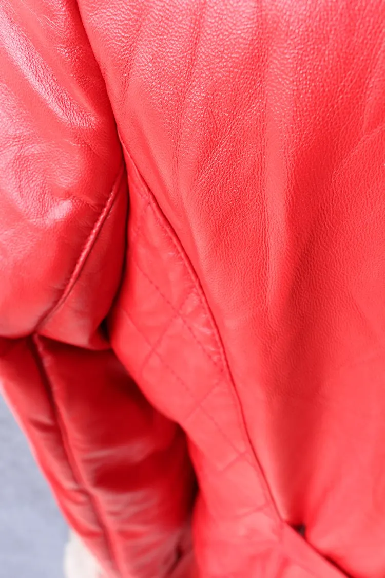 genuine sheepskin leather jacket  (13)