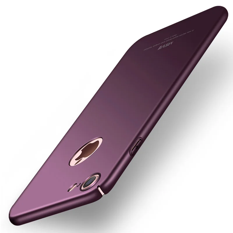 Оригинальный чехол MSVII для iPhone 7 Plus роскошный тонкий матовый жесткий из