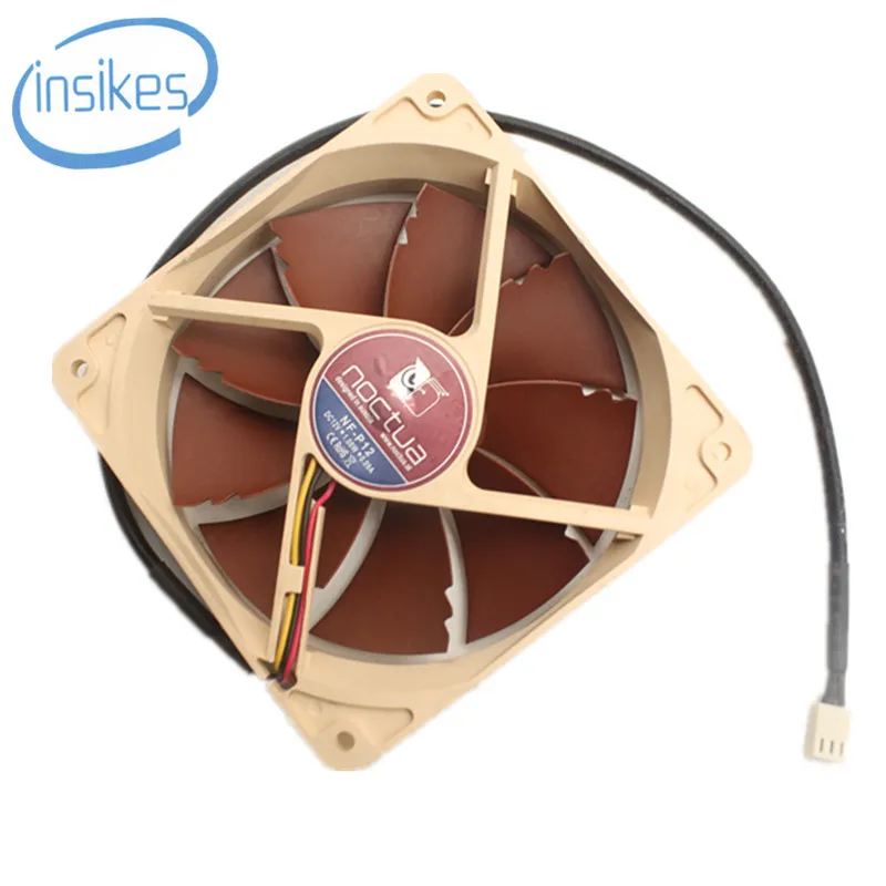 

NF-P12 Mute Chassis CPU Water Cooling Row Graphics Cooling Fan DC 12V 1.08W 0.09A 12025 12cm 120*120*25mm 3 Wires