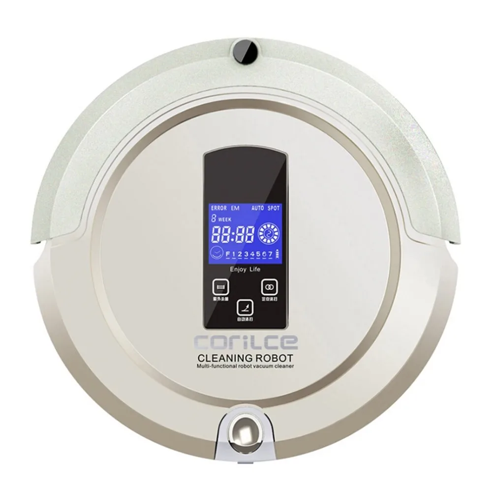 

CORILE A325S Intelligent Cleaning Robot LCD Touch Screen Anti-fall Full Automatic Vacuum Cleaner with Water Tank