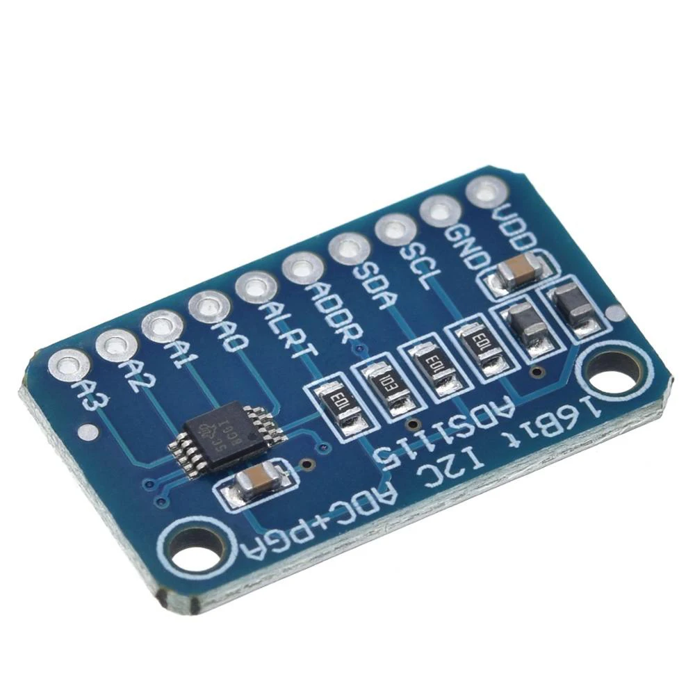 Модуль ADC 16 бит I2C ADS1115 4 канальный с усилителем усиления Pro для Arduino RPi 1