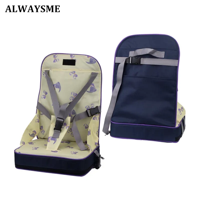 

ALWAYSME Baby Kids Children Foldable Booster Safety Seats Cushion Baby Infant Portable HighChairs Cushion Water Proof Cushion
