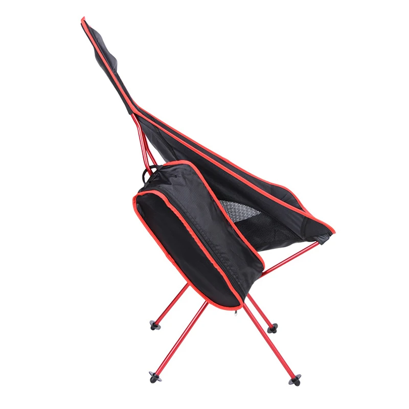  Outdoor folding camping chair ultra light portable fishing beach chair aviation aluminum backrest r