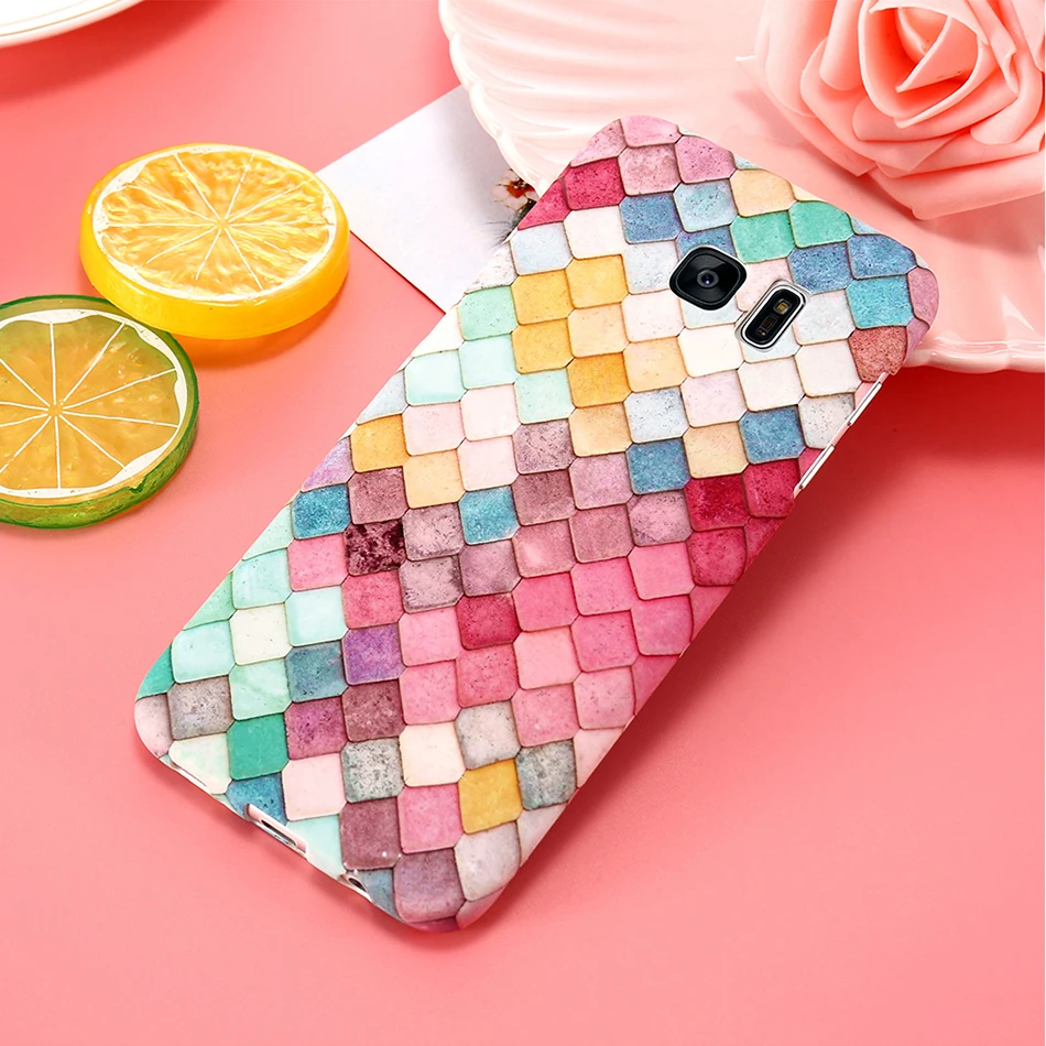 3D Scales Colorful Case For Phone 6 5 6S 7 Plus (7)