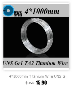 4*1000 мм Титановые проводы uns gr1 ta2 чистый Титан ti Провода промышленности или DIY Материал Бесплатная доставка