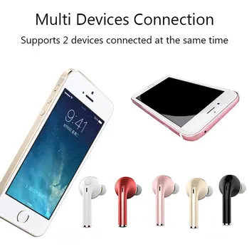 

New VI Bluetooth Headset Wireless Headphone In-Ear Noise Reduction Earphone with Microphone Sweat Proof Stereo Headset