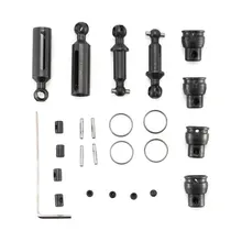 2 шт. 112-152 мм из нержавеющей стали Универсальный приводной вал CVD для RC Гусеничный автомобиль SCX10 90046 D90 RC автомобили части Аксессуары