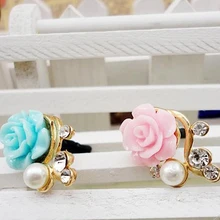 Marsnaska милый цветок 3,5 мм наушники Порты и разъёмы Dust Разъем для гарнитуры наушников пробка мобильный телефон аудио пыле для планшетных ПК