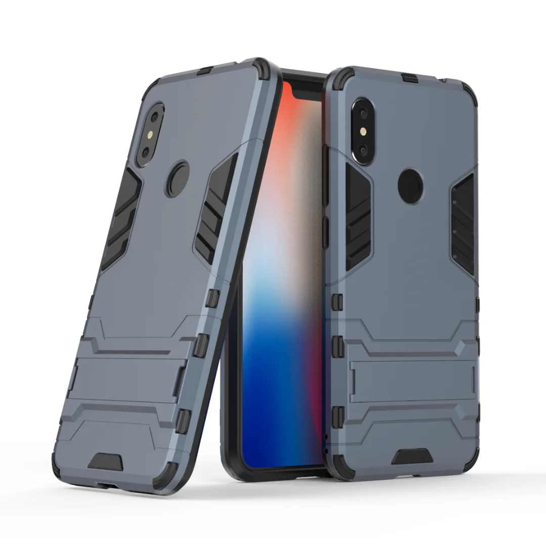 Армированный чехол для Xiaomi Redmi Note 5 Pro гибридный жесткий 6 чехлы подставки Mi A2