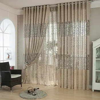 

Adeeing 1pcs Breathable Pachira Macrocarpa Printing Curtain for Living Room Balcony Decoration