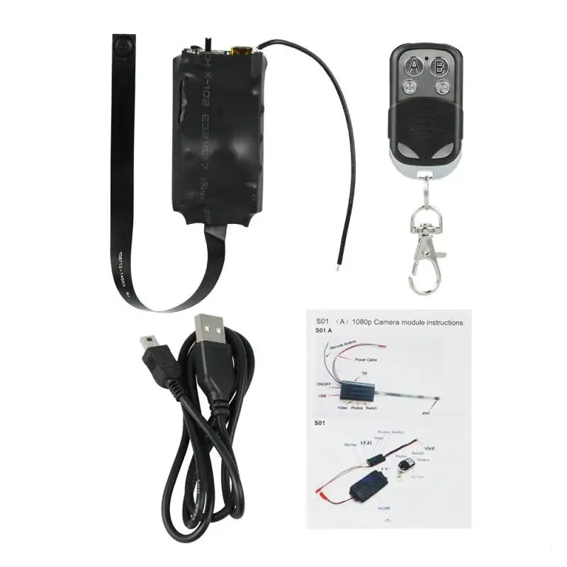 Xvgjdz Мини DIY камера HD P 1080 видеокамера мини движения DVR видео звук Запись DV
