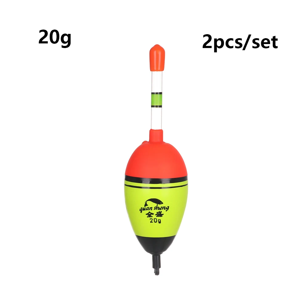 2 шт. светящийся в темноте поплавок для рыбалки 5 г-50 г EVA поплавки для рыбалки освещение поплавки для ночной рыбалки наружные аксессуары - Цвет: 20g