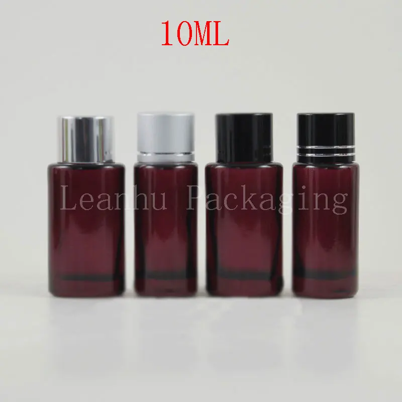 

10ML Purple Glass Bottle With Screw Cap, 10CC Toner/Lotion Packaging Bottle, Makeup Sub-bottling,Empty Cosmetic Container