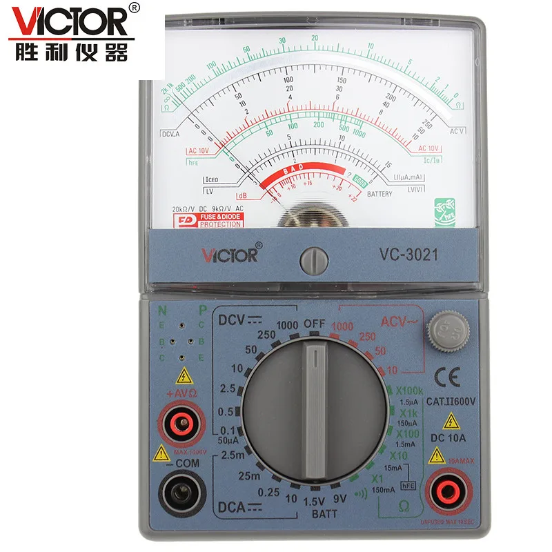 

Victor VC3021 genuine pointer universal multimeter high precision mechanical universal multimeter
