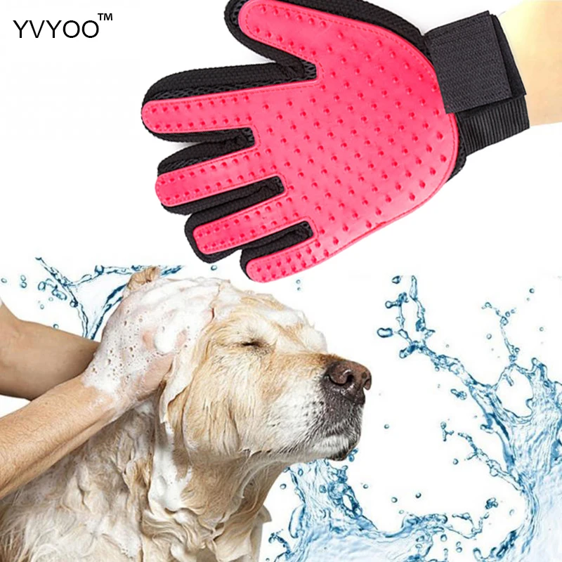 YVYOO товары для домашних собак щетка для кошек и собак Расческа Щетка Для Чистки волос удобные массажные и эффективные массажные перчатки A91