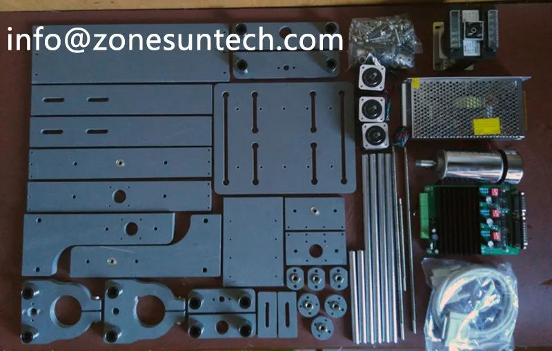 ZONESUN PCB фрезерный станок ЧПУ 2020B DIY ЧПУ резьба по дереву мини гравировки мельница для ПВХ гравер Поддержка MACH3 Системы