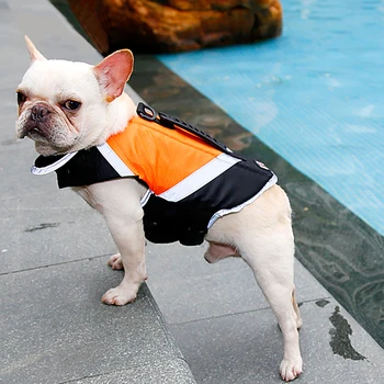 

Summer Dog Life Vest Reflective Pet dog Life Jacket Safety Clothes Waterproof Vest for Dogs Water Safety Swimming Preserver