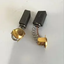 2 шт. 20 мм x 11 мм x 7 мм 0,7" x 0,43" x 0,2" моторные угольные щетки для Hitachi электроинструмента LF1