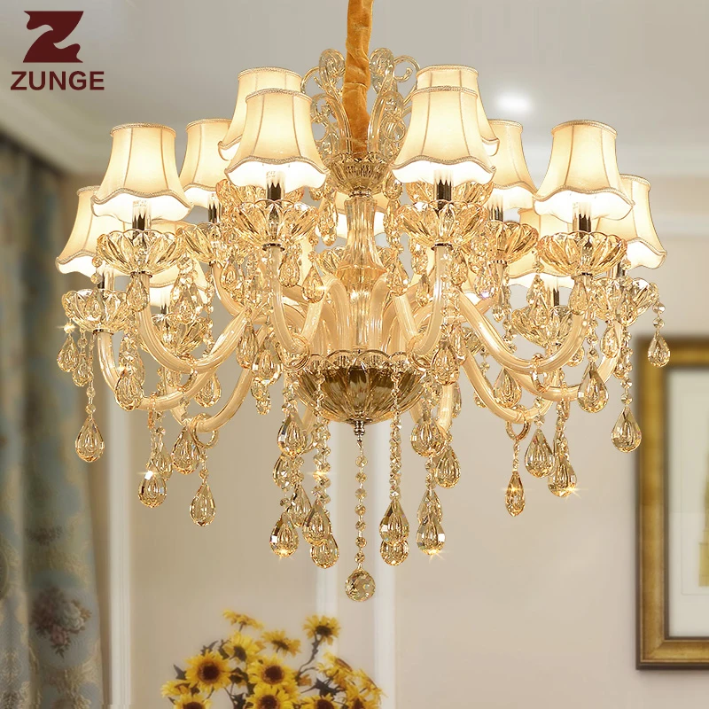 

Modern Crystal LED Chandelier lighting Living Room lustres de cristal Z125 decoration contemporay lustres lampadari