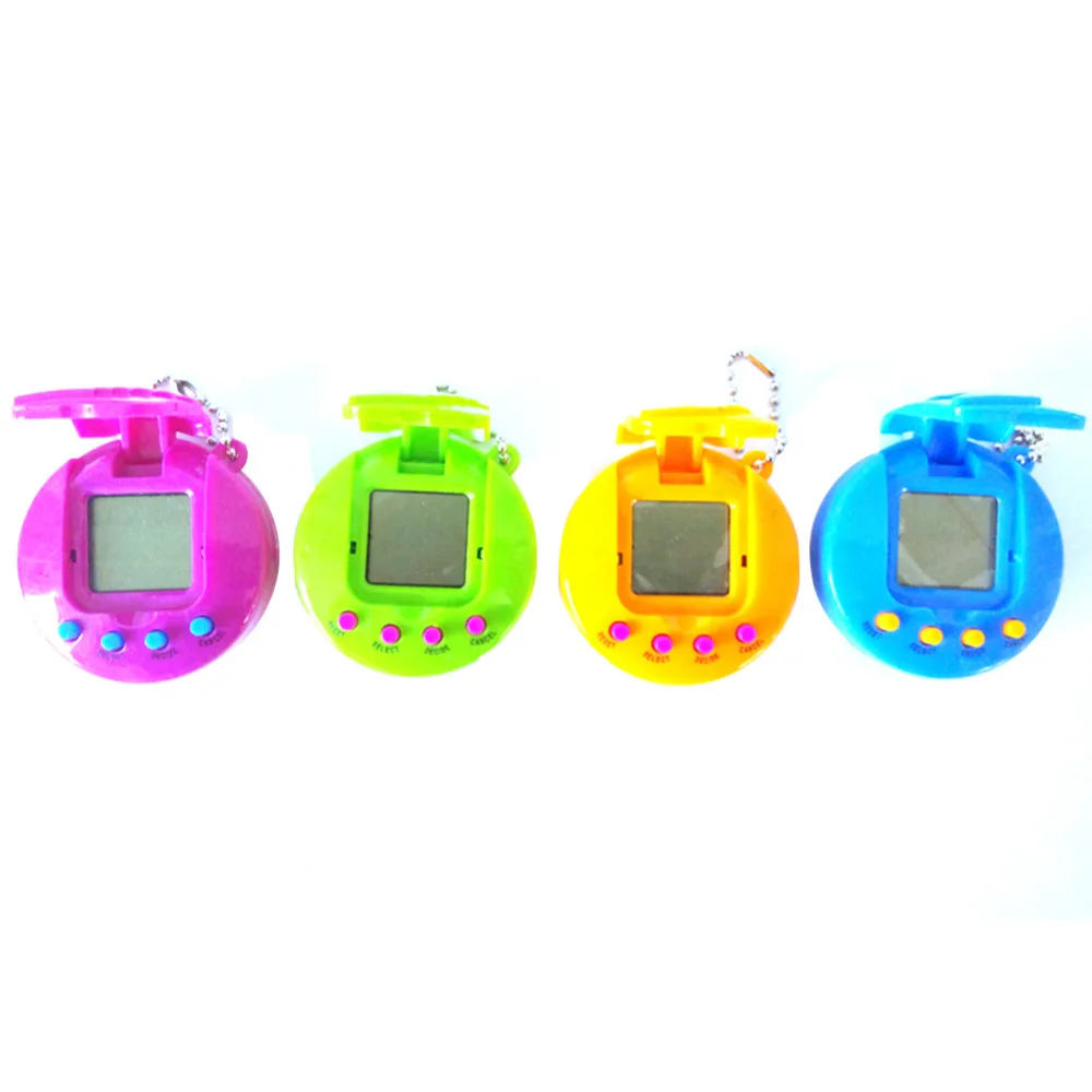 Забавные раскладушка tamagochi Pet виртуальный цифровой игровой автомат ностальгические Cyber электронная-ПЭТ ручной игрушка в подарок для детей