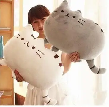 40*30cm Plush Toys Stuffed Animal Doll Talking Animal toy Pusheen Cat Biscuits cat plush toy doll birthday gift pillow cushion