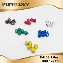 20 штук JML06-1 6 мм 5PF 10PF 20PF 30PF 40PF 50PF 60PF 70PF триммер Регулируемый конденсатор с алюминиевой крышкой, 5P 10P 20P 30P 40P 50P 60P 70P 120