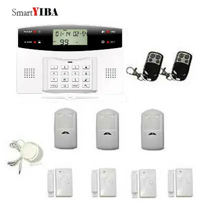 Умный дом GSM сигнализация системы беспроводной сигнализации дома охранной сигнализации SMS оповещения движения сенсор для Умный дом