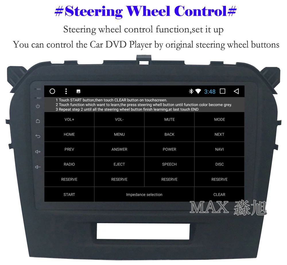Best MAX Android 8.1.0 Car dvd For Suzuki Grand Vitara 2015 2016 2017 Radio RDS Bluetooth 4G WiFi SWC GPS Navigation System Free Map 11