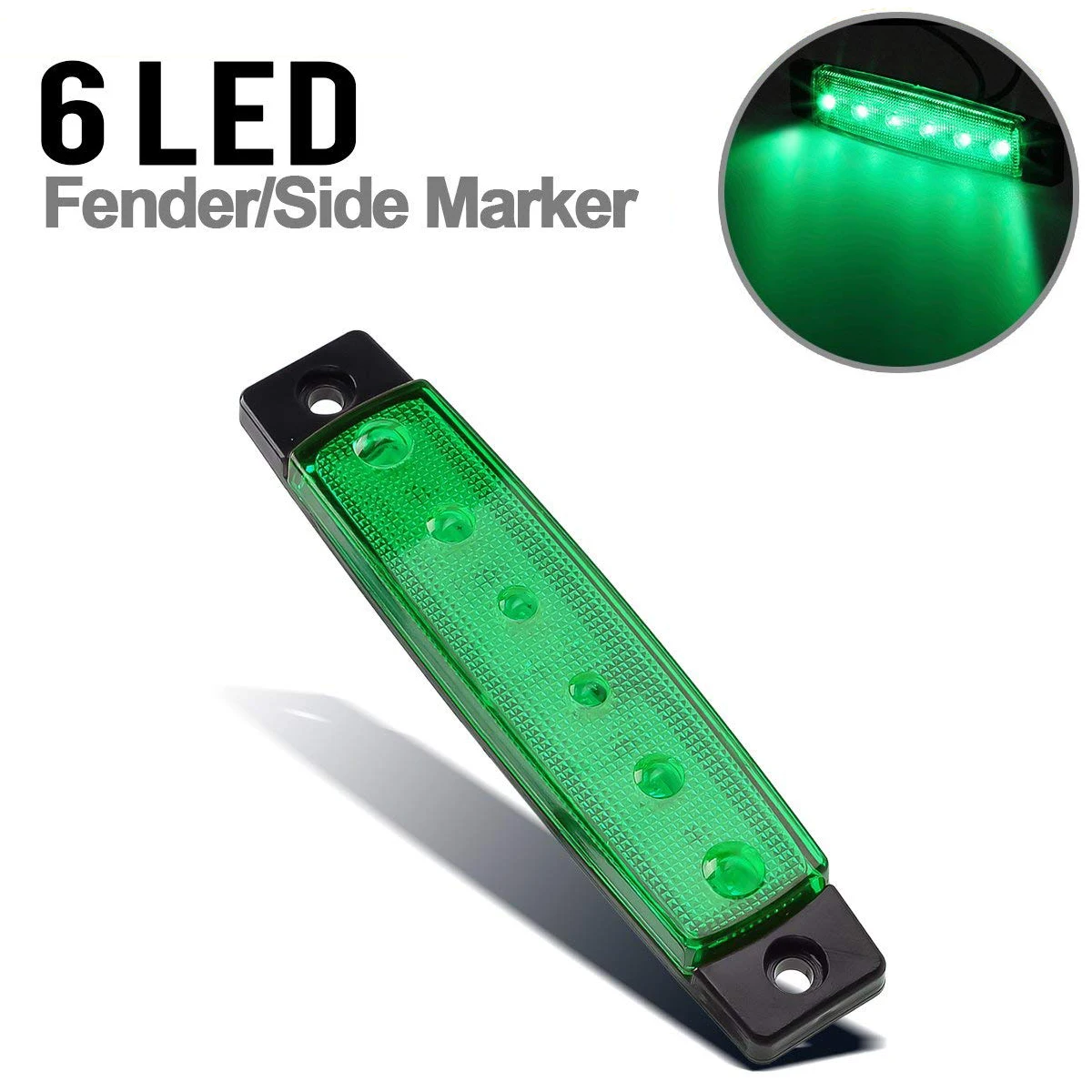 

6 LED Auto Car LED Side Clearance Lamp Tail Reverse Turn Signal Light Truck Trailer Lorry UTE Warning Fog Parking Lighting Bar